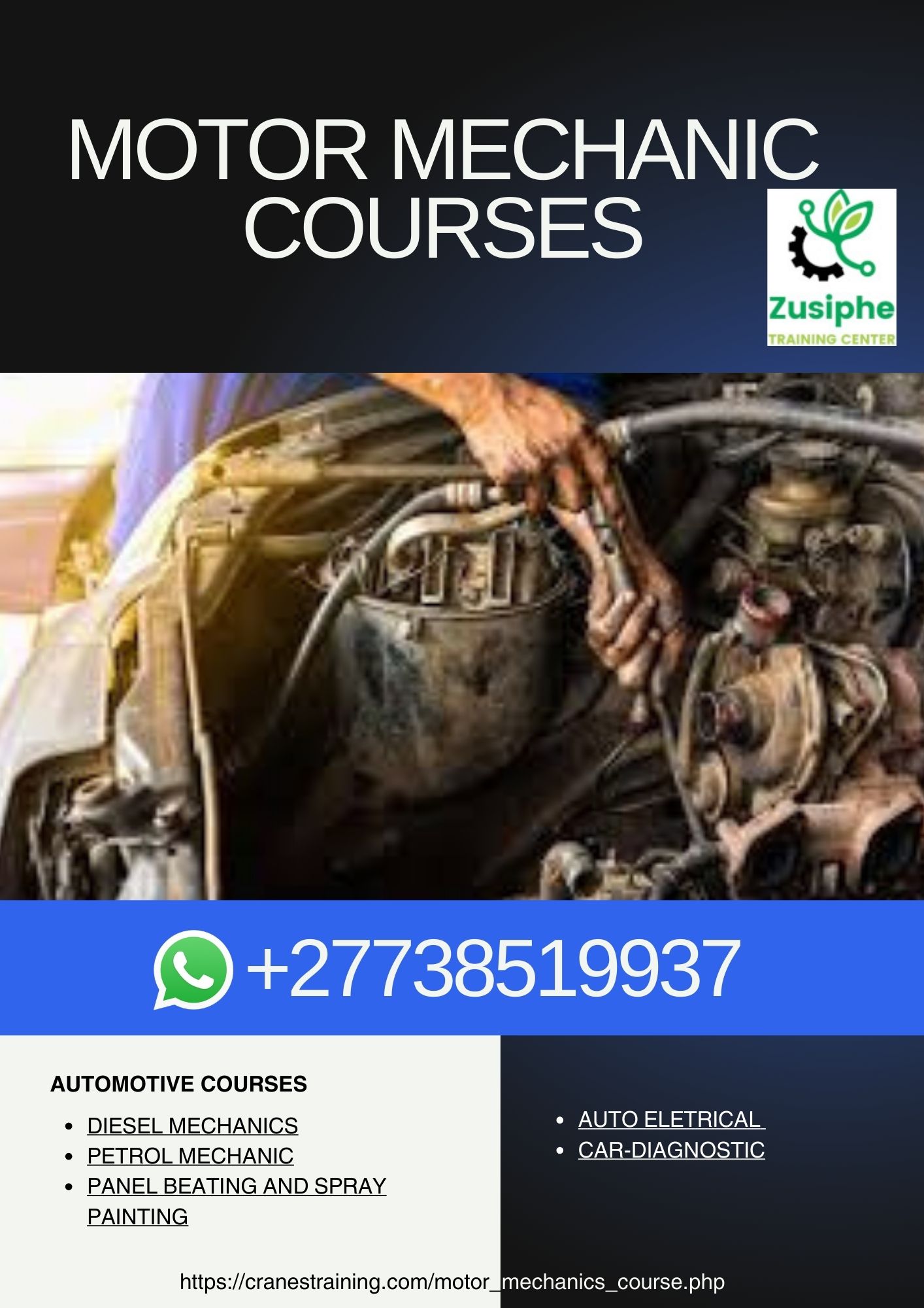 Motor mechanics course.